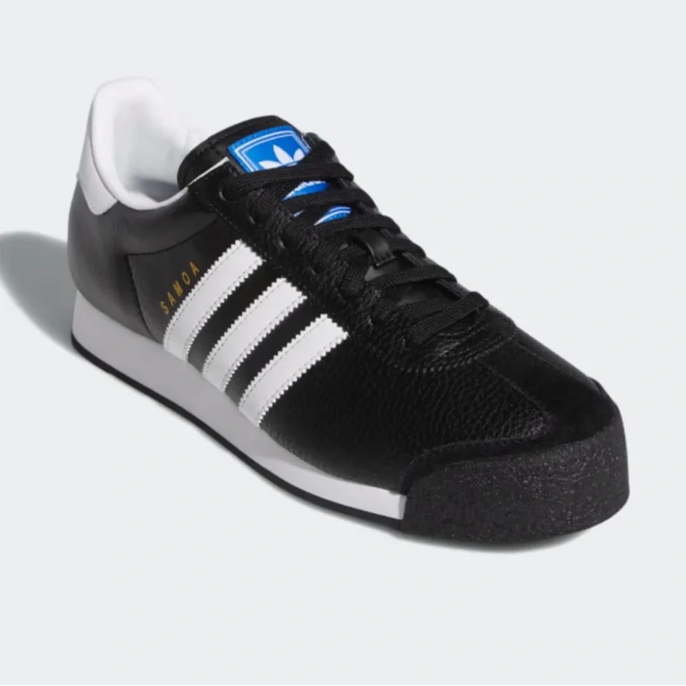 NIB Adidas Samoa Sneakers, Black/White, Men’s 7 - Picture 11 of 16